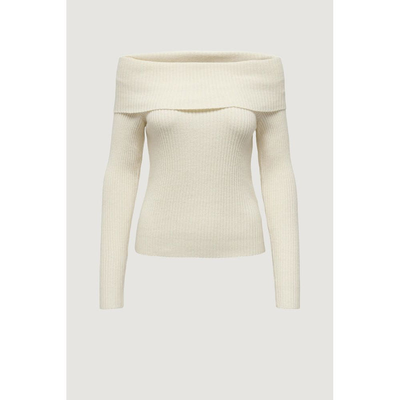 Cream Viscose Sweater