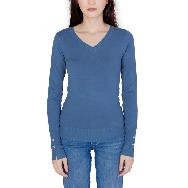 Blue Cotton Tops & T-Shirt Guess