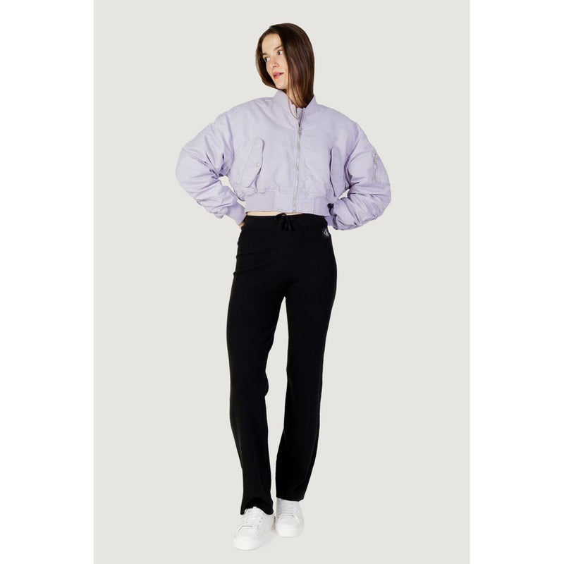 Purple Polyamide Jackets & Coat Calvin Klein Jeans