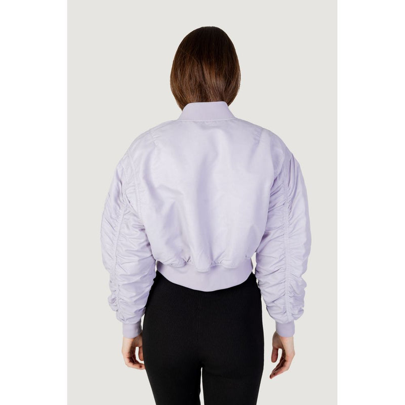 Purple Polyamide Jackets & Coat Calvin Klein Jeans