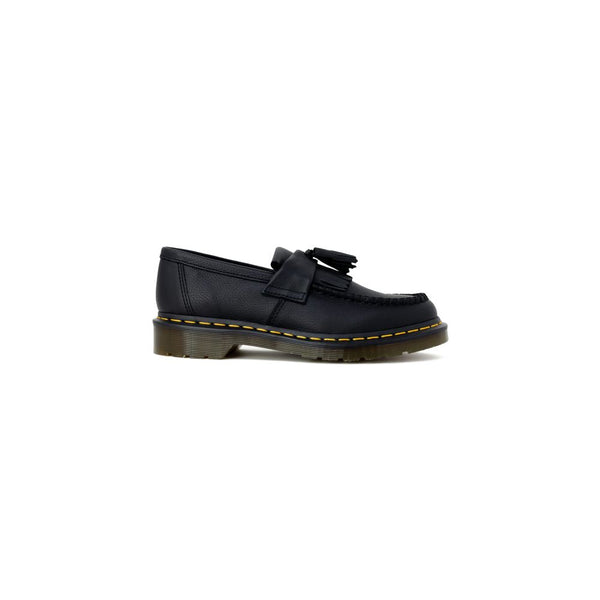 Black Leather Flat Shoe Dr. Martens