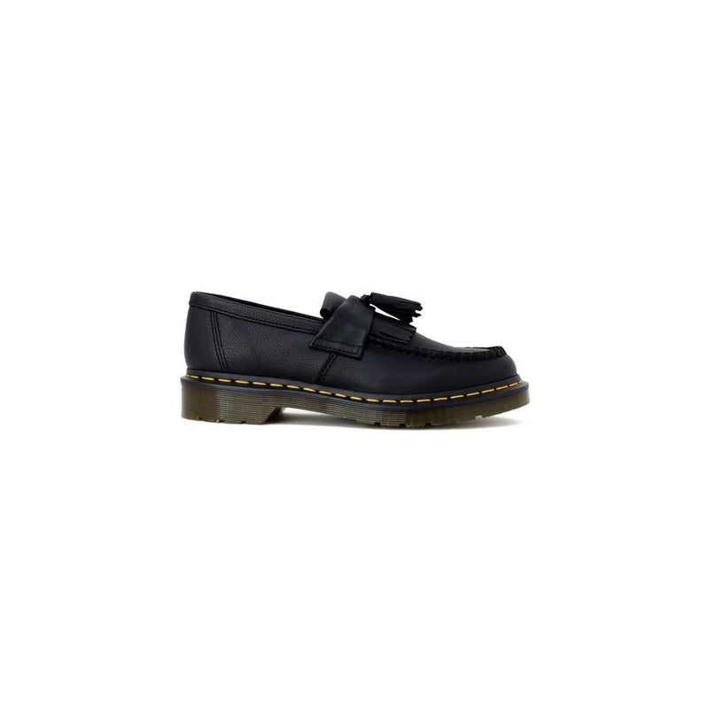 Black Leather Flat Shoe Dr. Martens