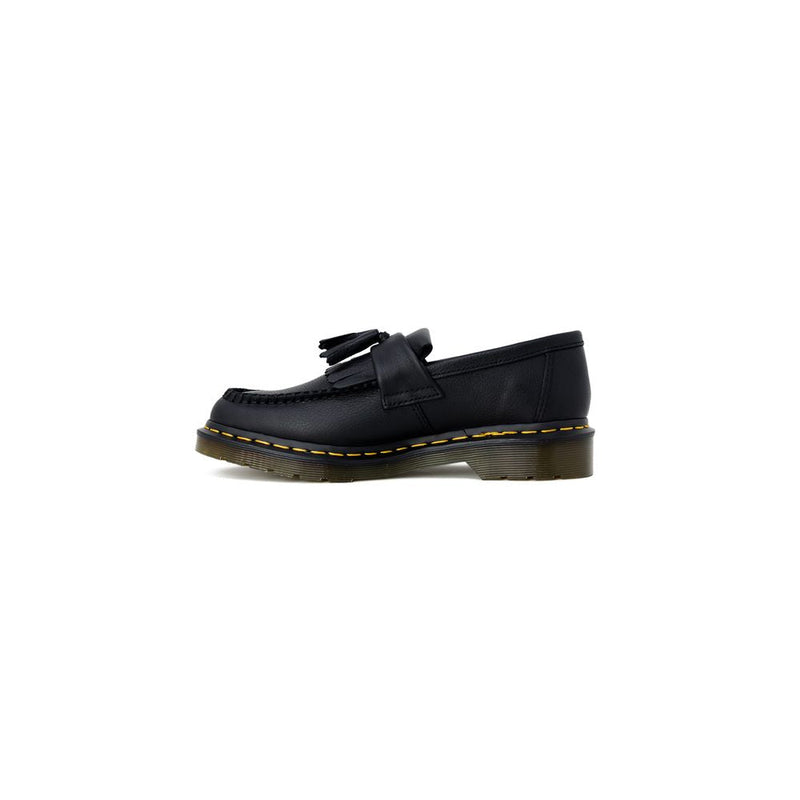 Black Leather Flat Shoe Dr. Martens