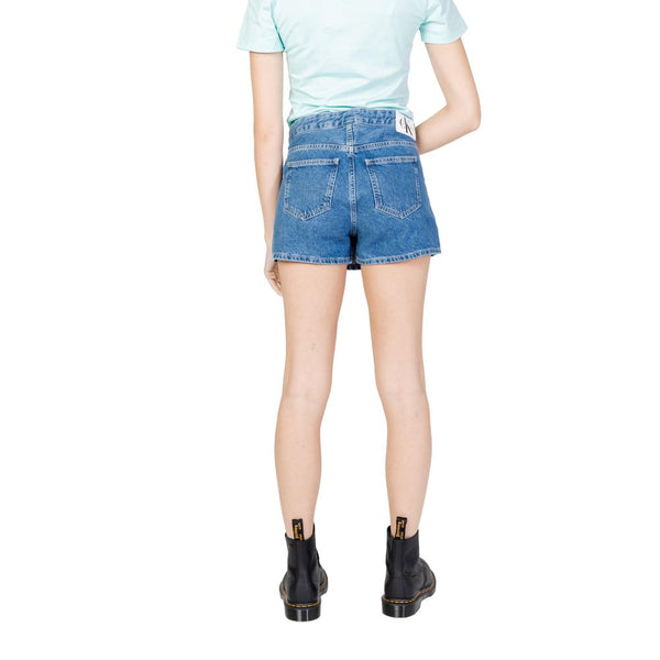 Blue Cotton Short Calvin Klein Jeans