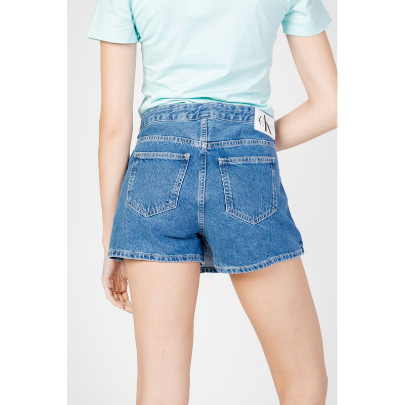 Blue Cotton Short Calvin Klein Jeans