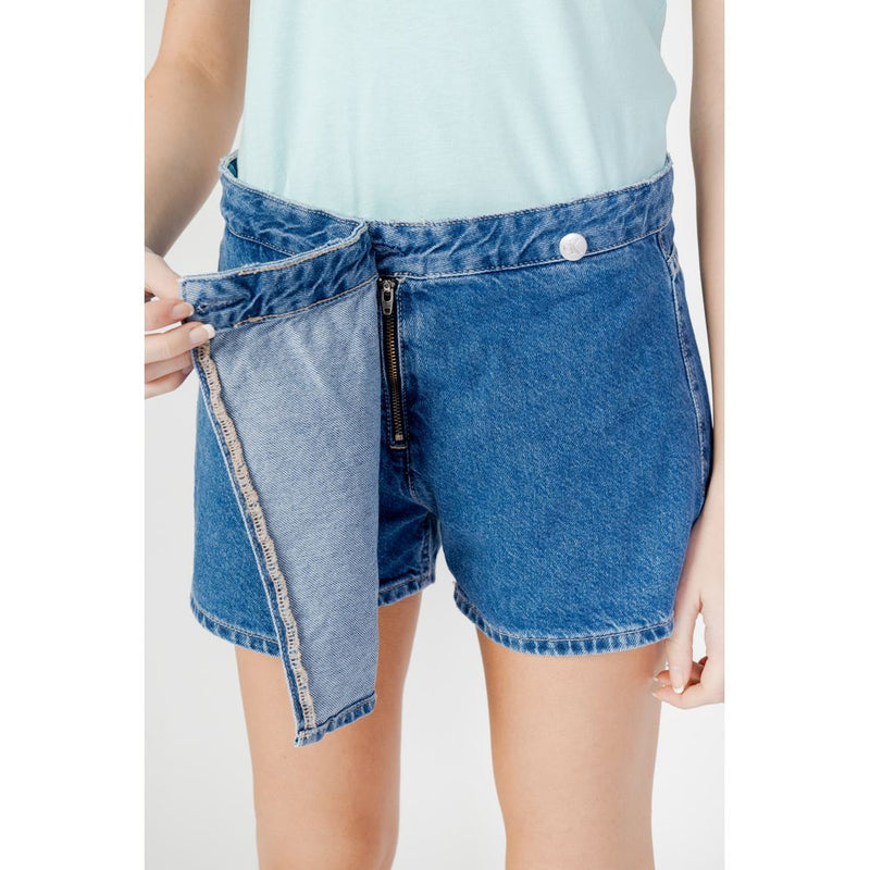 Blue Cotton Short Calvin Klein Jeans