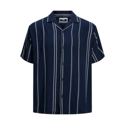 Blue Viscose Shirt Jack Jones