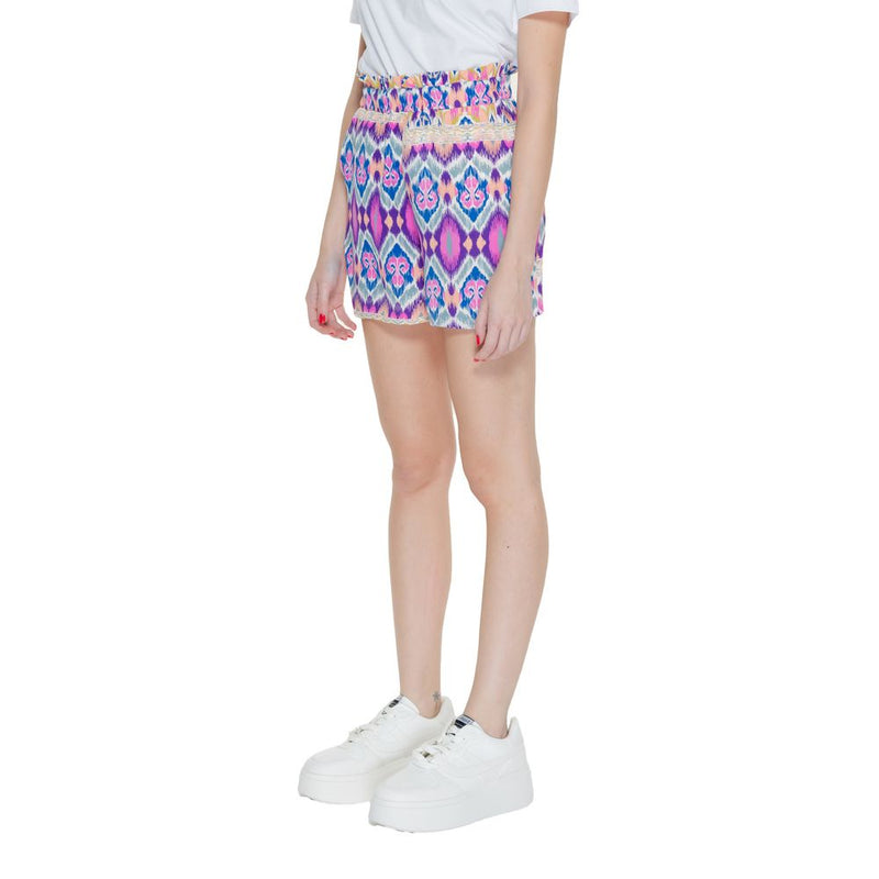 Multicolor Recycled Polyester Short Only