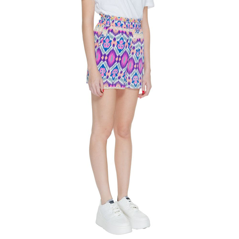 Multicolor Recycled Polyester Short Only