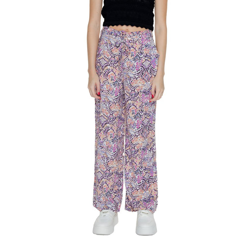 Purple Viscose Jeans & Pant Only