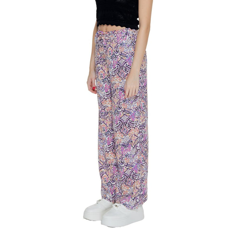 Purple Viscose Jeans & Pant Only