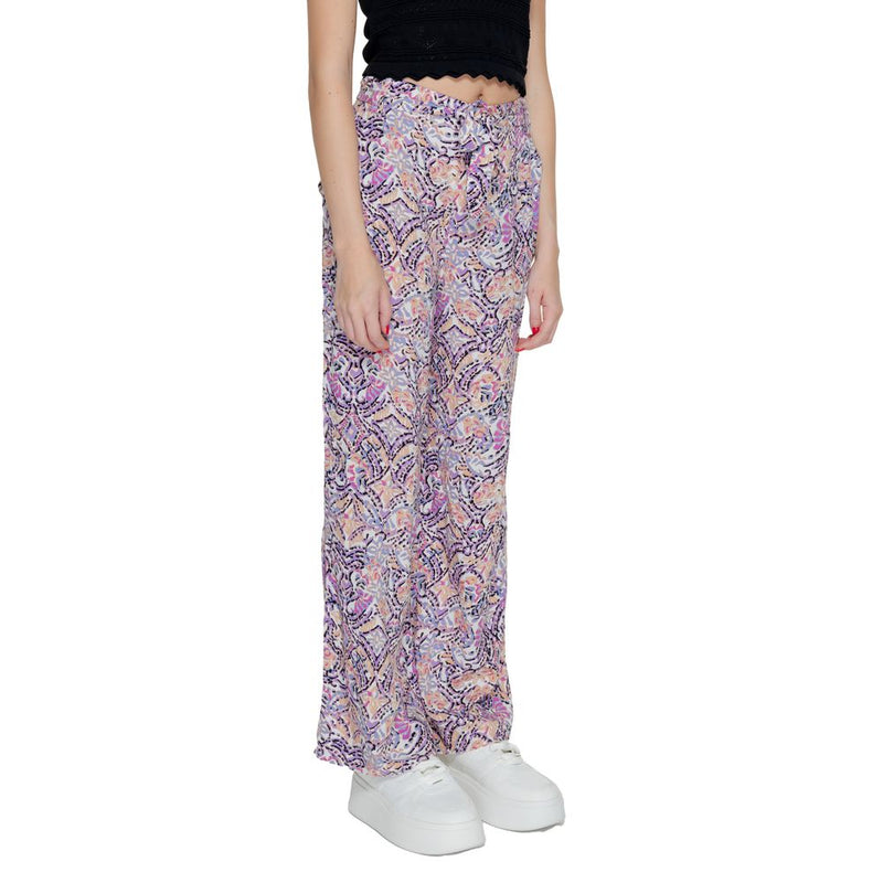 Purple Viscose Jeans & Pant Only