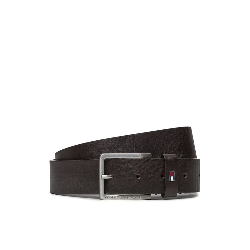 Brown Leather Belt Tommy Hilfiger