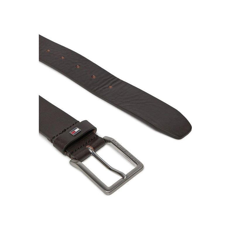 Brown Leather Belt Tommy Hilfiger