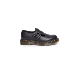 Black Leather Flat Shoe Dr. Martens