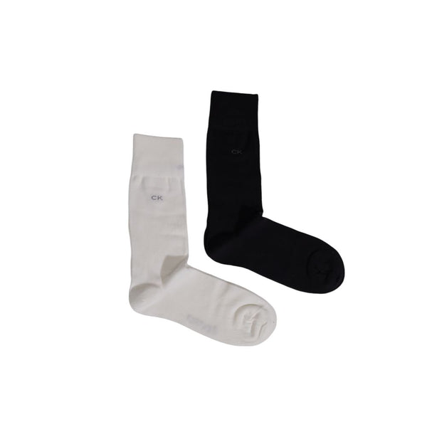 White Cotton Sock Calvin Klein