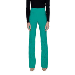 Green Polyester Jeans & Pant Sandro Ferrone