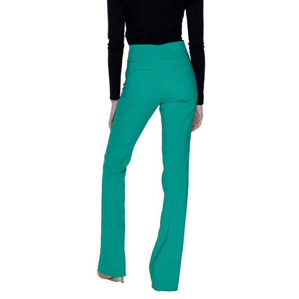 Green Polyester Jeans & Pant Sandro Ferrone