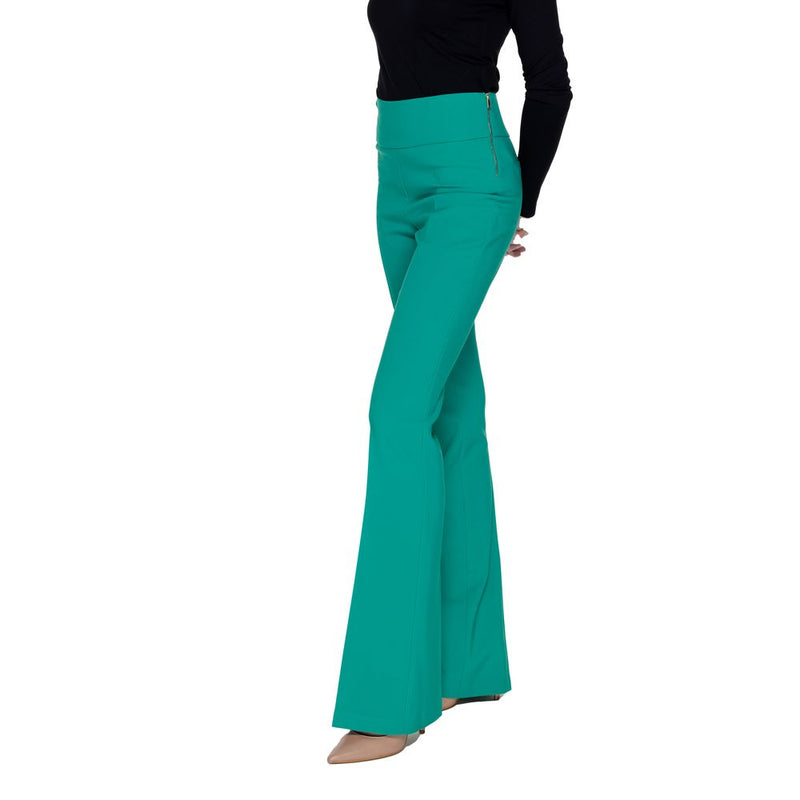 Green Polyester Jeans & Pant Sandro Ferrone