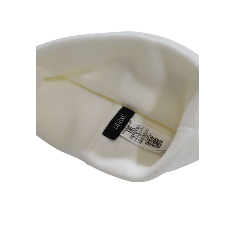 Cream Acrylic Hat Guess