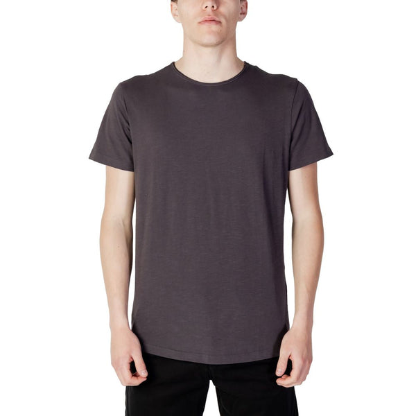 Gray Organic Cotton T-Shirt Jack Jones