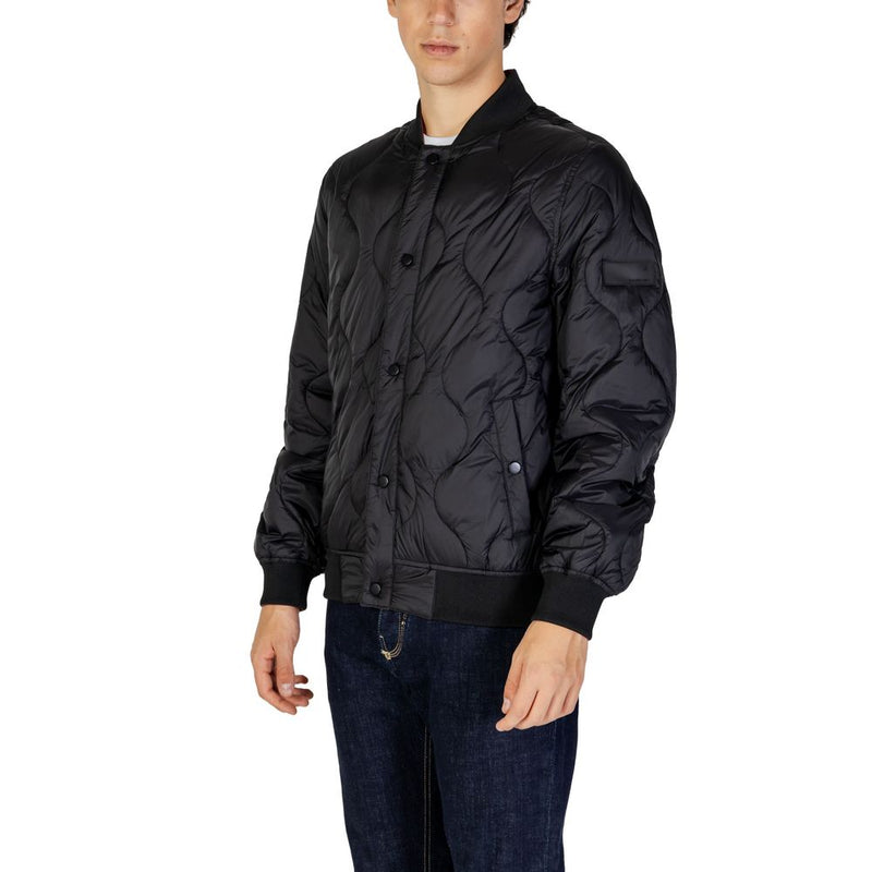 Black Polyamide Jacket Gianni Lupo