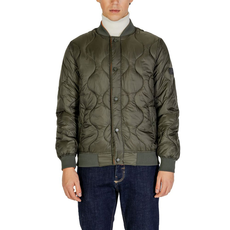 Green Polyamide Jacket Gianni Lupo