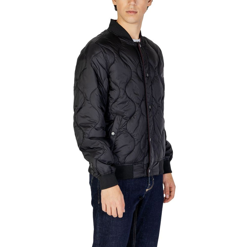 Black Polyamide Jacket Gianni Lupo