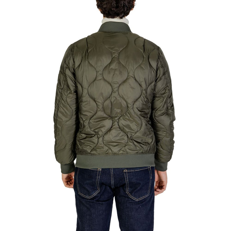 Green Polyamide Jacket Gianni Lupo