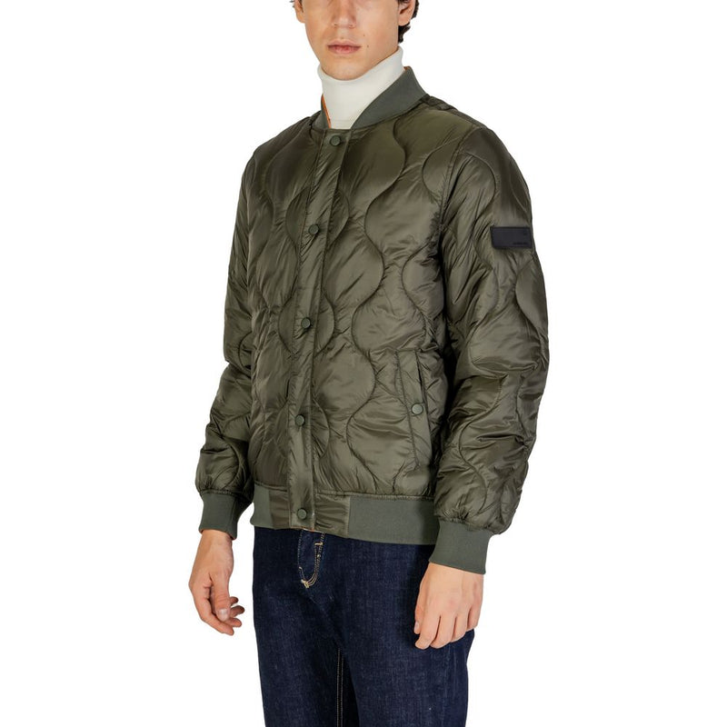 Green Polyamide Jacket Gianni Lupo