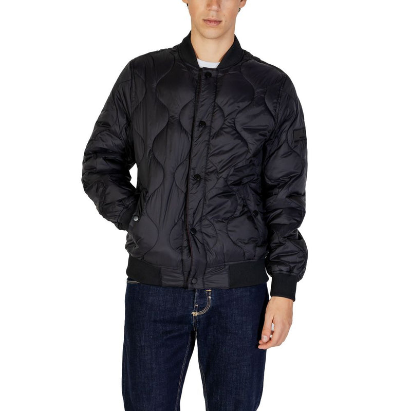 Black Polyamide Jacket Gianni Lupo