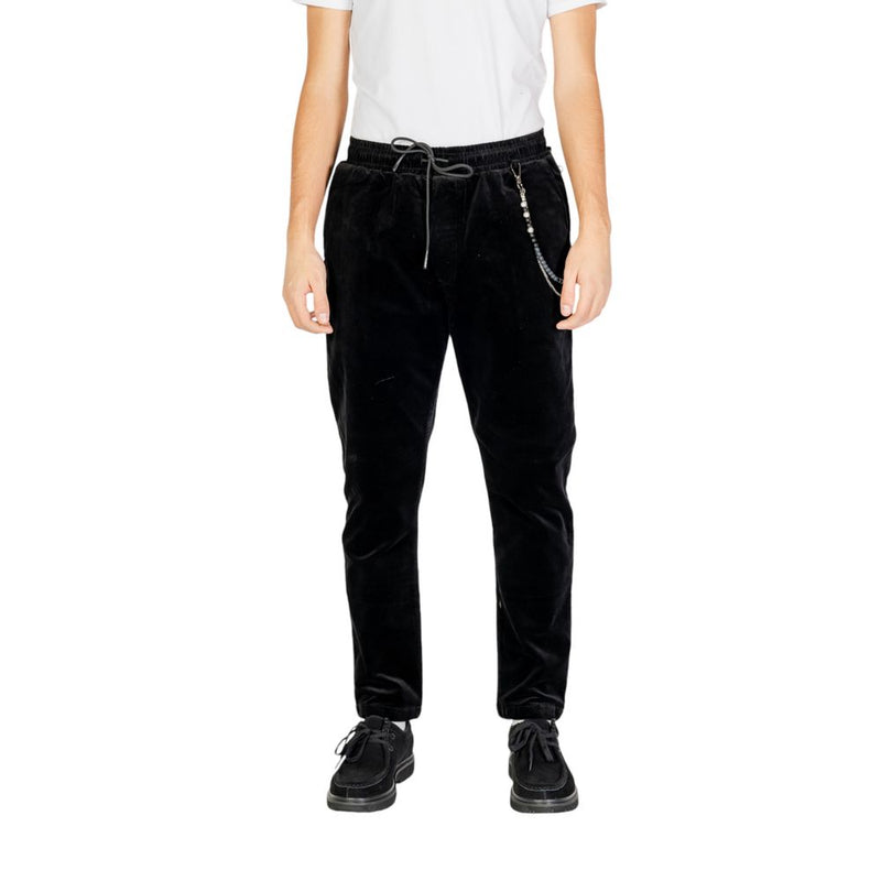 Black Cotton Jeans & Pant Gianni Lupo