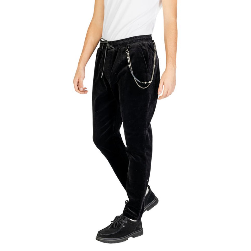 Black Cotton Jeans & Pant Gianni Lupo