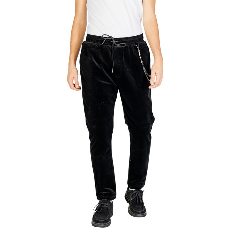 Black Cotton Jeans & Pant Gianni Lupo