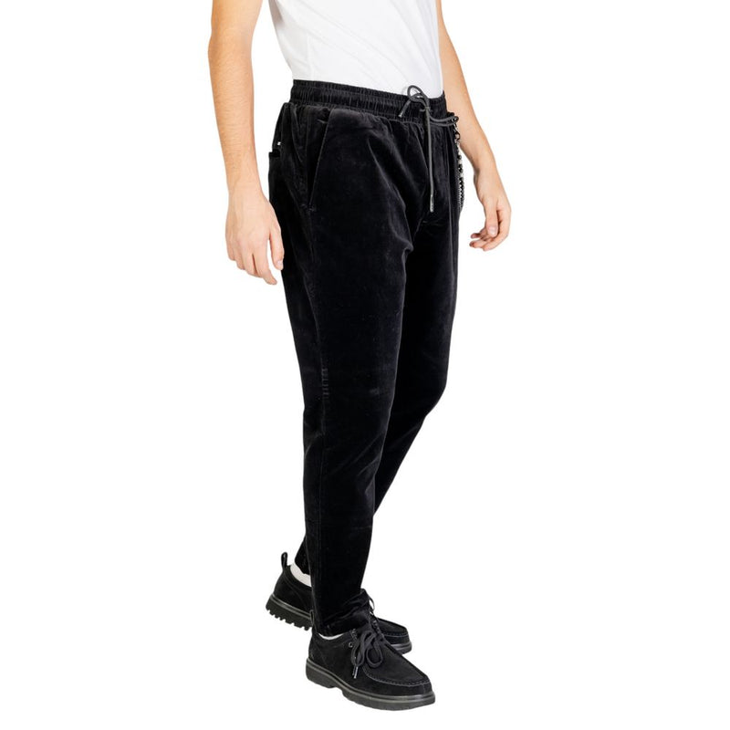 Black Cotton Jeans & Pant Gianni Lupo