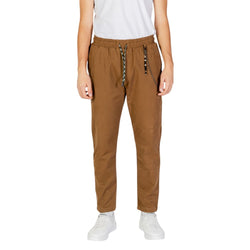 Brown Cotton Jeans & Pant Gianni Lupo