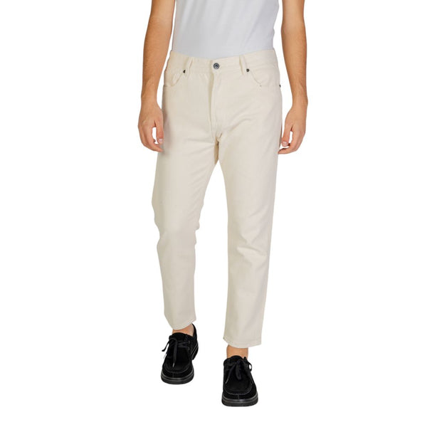 Cream Cotton Jeans & Pant Gianni Lupo