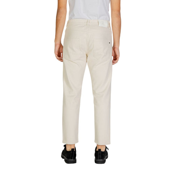 Cream Cotton Jeans & Pant Gianni Lupo