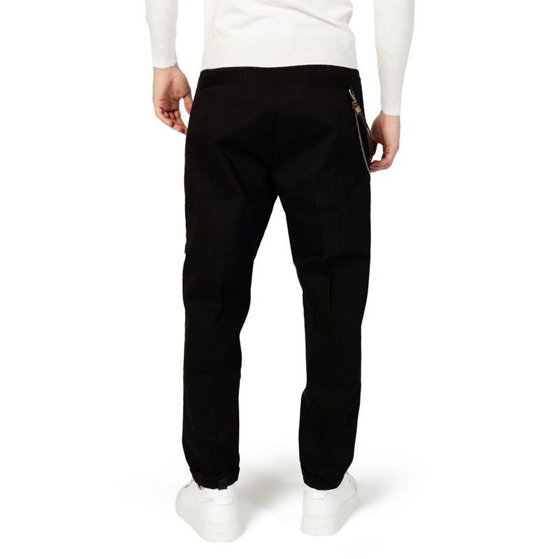 Black Cotton Jeans & Pant Gianni Lupo