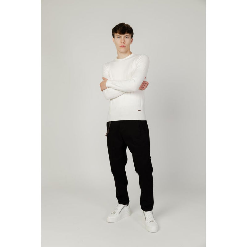 Black Cotton Jeans & Pant Gianni Lupo