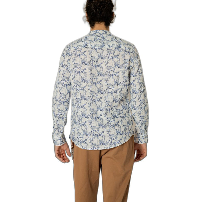 Blue Linen Shirt Gianni Lupo