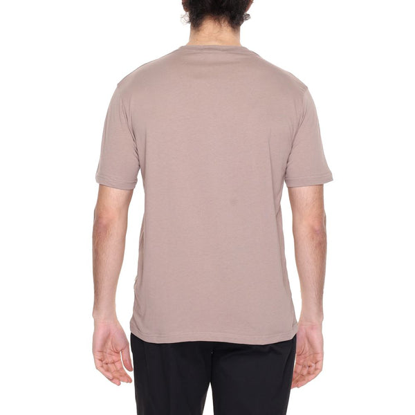 Gray Cotton T-Shirt Gianni Lupo