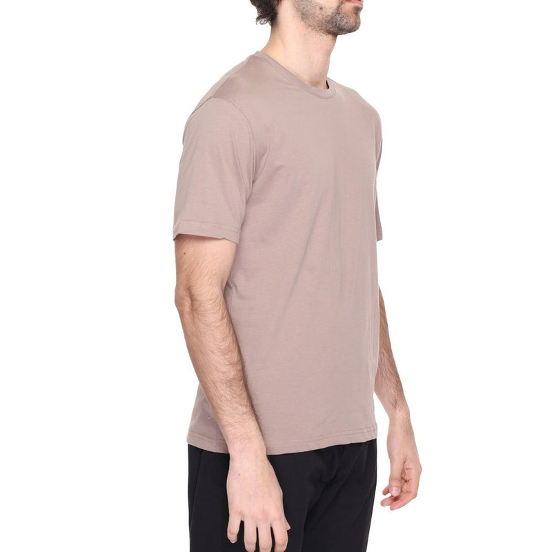 Gray Cotton T-Shirt Gianni Lupo