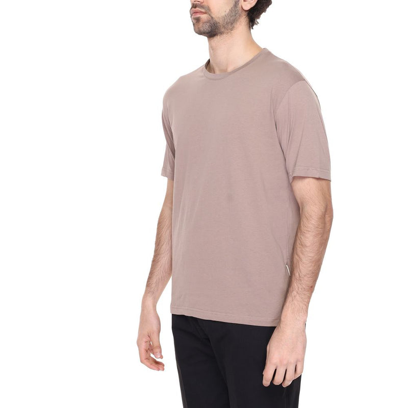 Gray Cotton T-Shirt Gianni Lupo