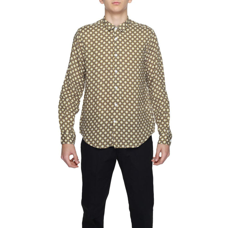 Beige Linen Shirt Gianni Lupo