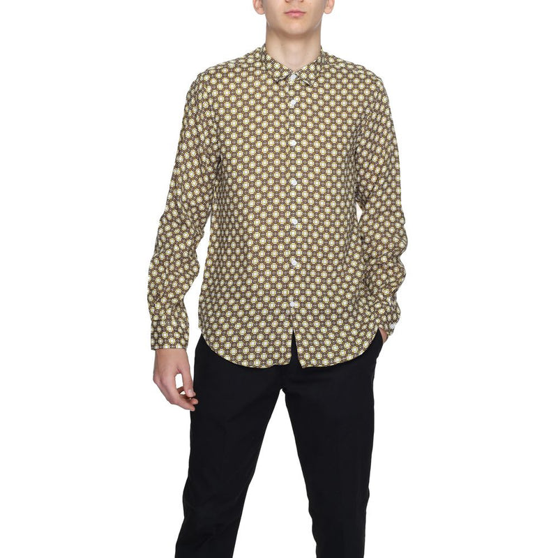 Beige Linen Shirt Gianni Lupo