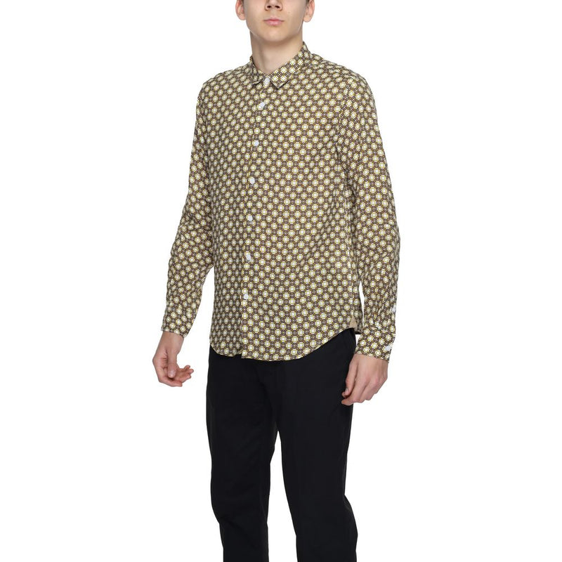 Beige Linen Shirt Gianni Lupo
