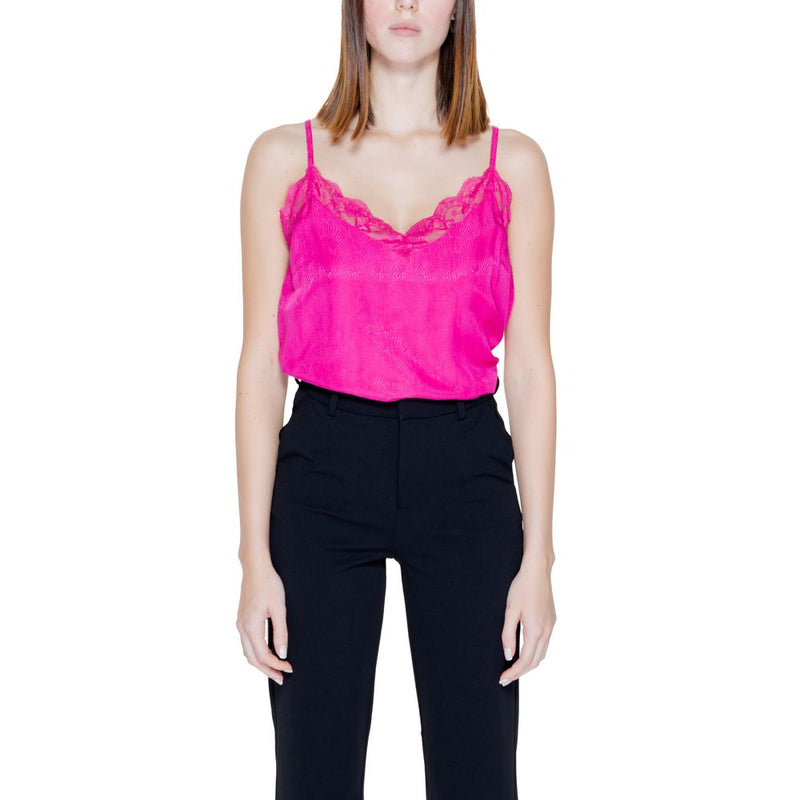 Pink Viscose Tops & T-Shirt Vila Clothes