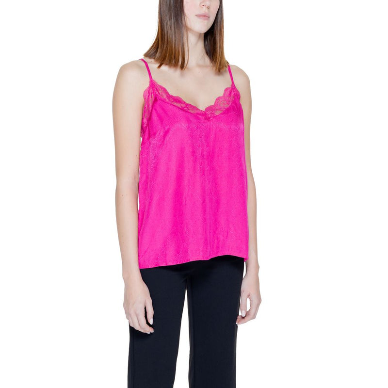 Pink Viscose Tops & T-Shirt Vila Clothes