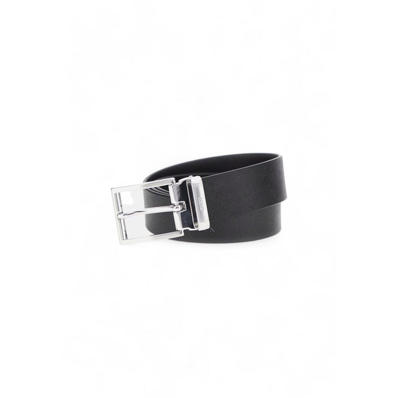 Black Leather Belt Guess